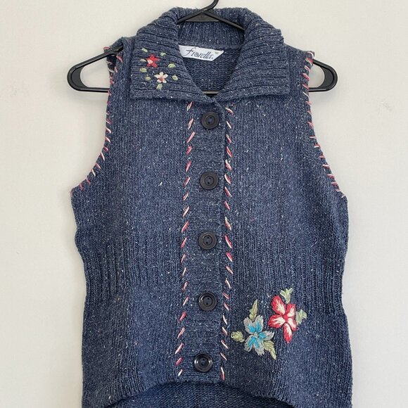 Fiorella Jackets & Blazers - Vintage Fiorella Womens Vest M